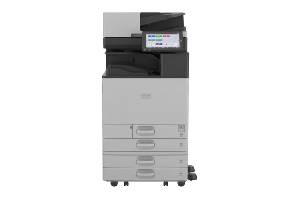 A Ricoh / Lanier multifunction copier of the kind we service