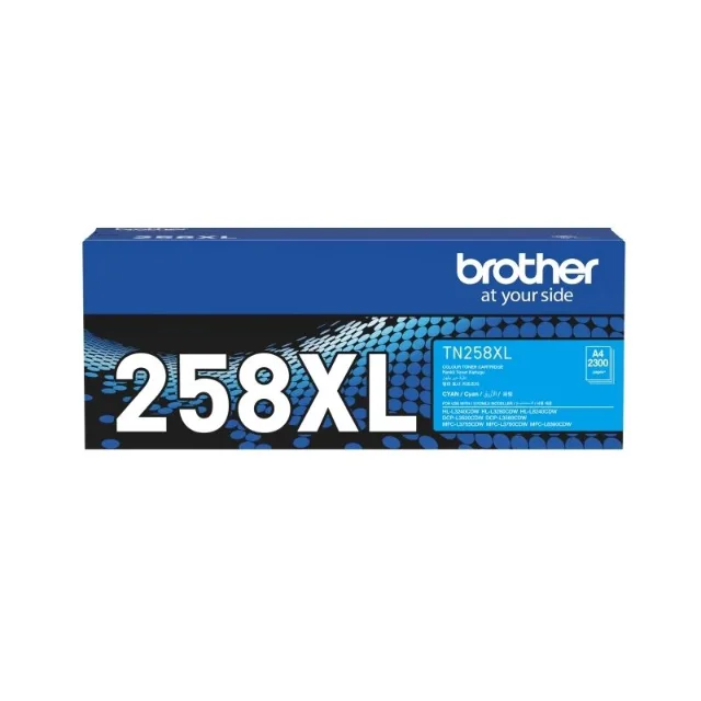 Brother TN-258XLC Cyan toner