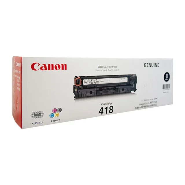 Canon CART418BK Black toner