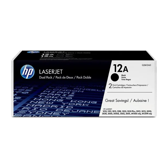 HP Q2612AD Black toner