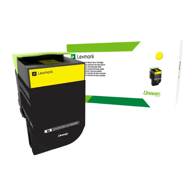 Lexmark 70C8HYE Yellow toner