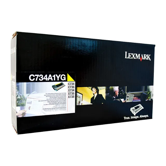 Lexmark C734A1YG Yellow toner