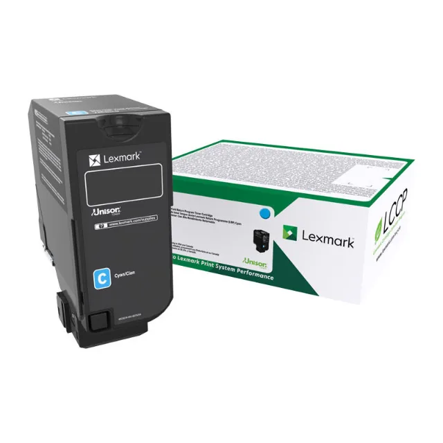 Lexmark 74C6HC0 Cyan toner