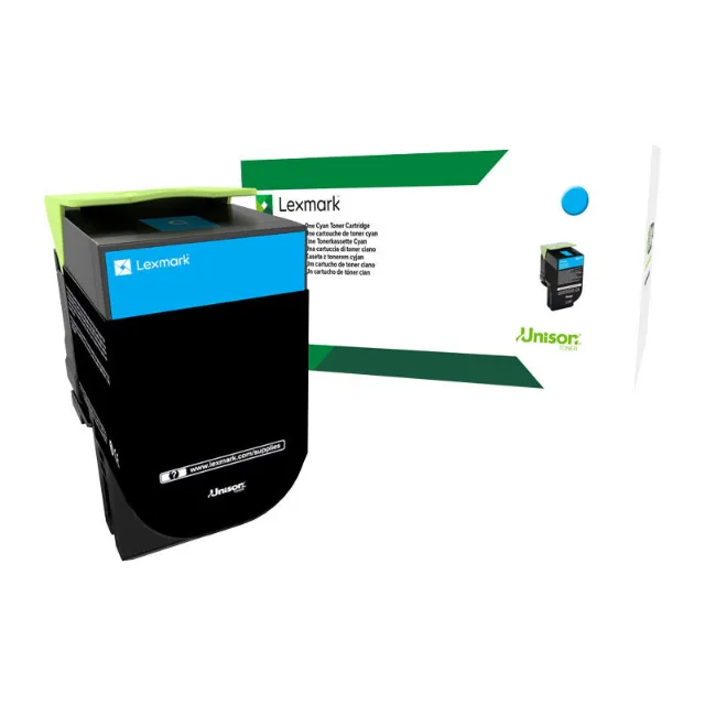 Lexmark 80C80C0 Cyan toner