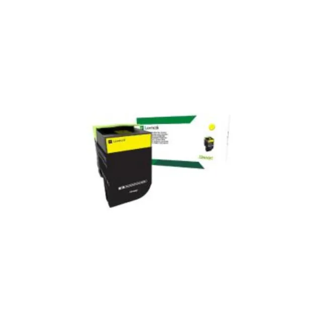 Lexmark 80C80Y0 Yellow toner