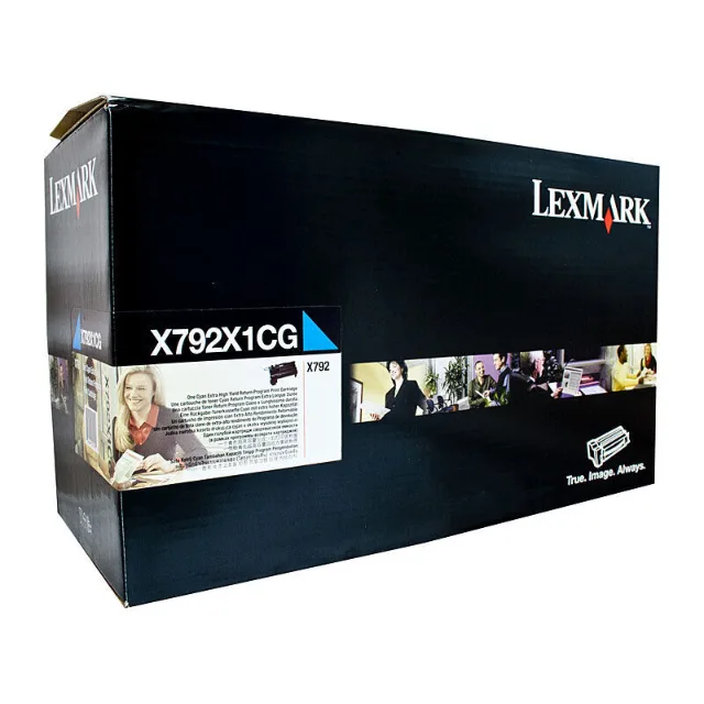 Lexmark X792X1CG Cyan toner
